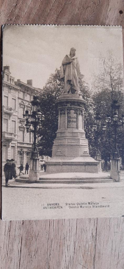 STATUE D'ANVERS À Anvers - Monument QUINTEN MATSYS, Enlèvement ou Envoi, Anvers