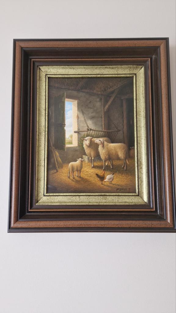 Schilderij schapen Van Baelen Jan, Ophalen