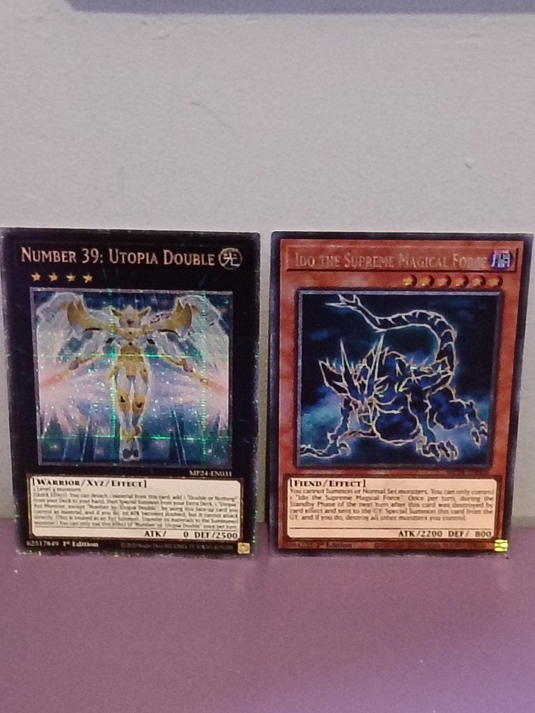2 Blinkende yu-gi-oh kaarten., Ophalen of Verzenden, Nieuw, Meerdere kaarten, Foil