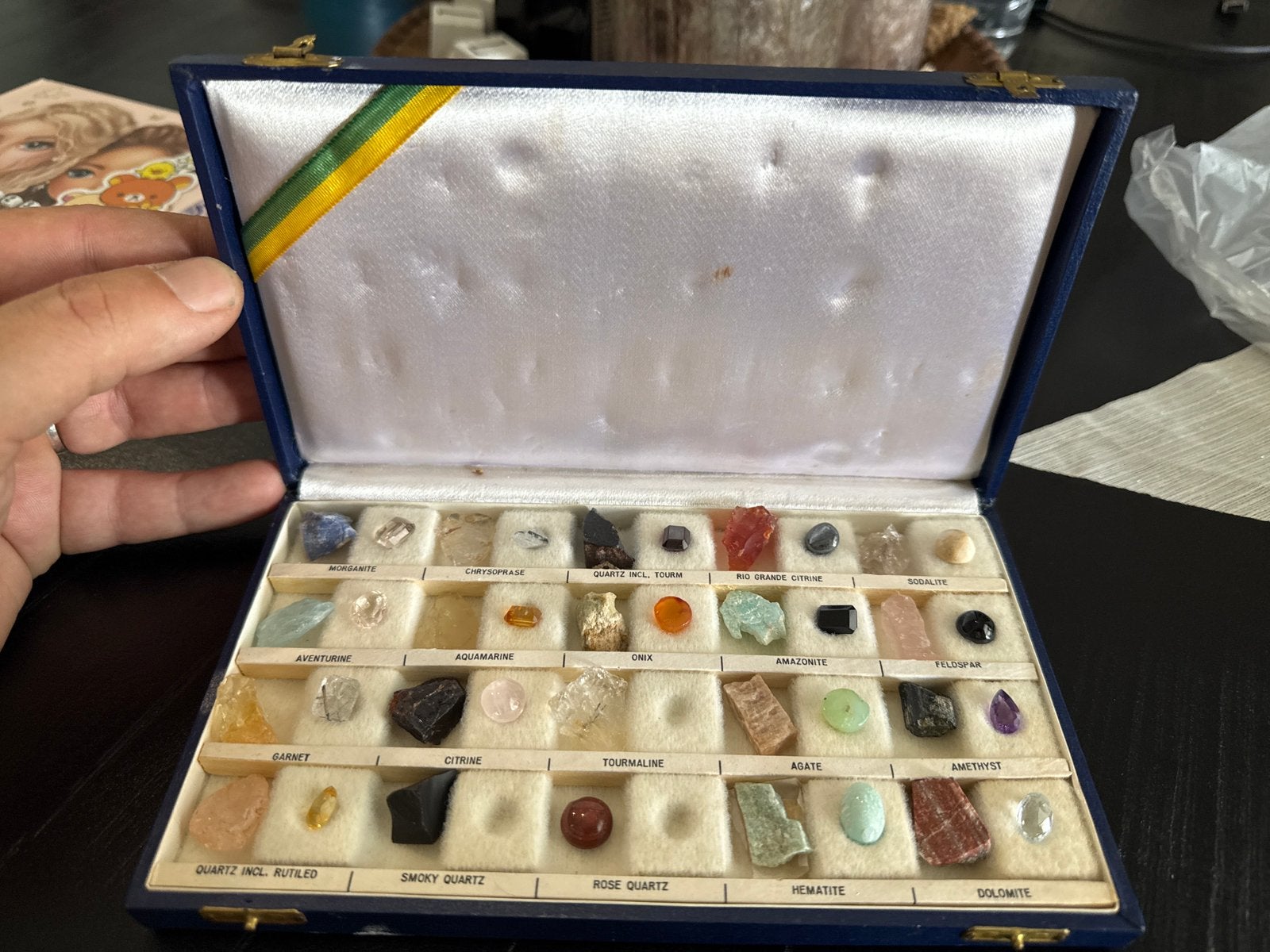 Coffret pierres semi-précieuse, Bijoux, Sacs & Beauté, Enlèvement ou Envoi