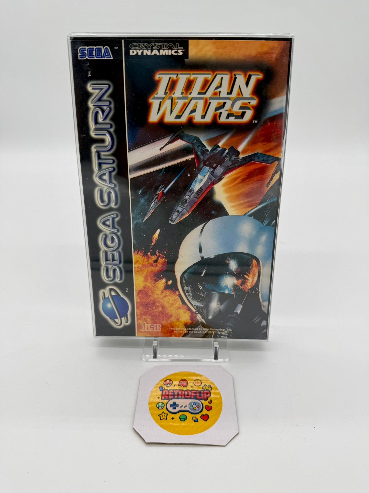 Titan Wars Sega Saturn Game - PAL Multi Complet, Enlèvement ou Envoi, 1 joueur, Utilisé, À partir de 3 ans