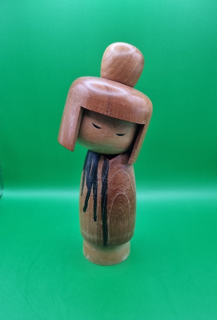 Kokeshi Masahiro vintage de Kazuo Takamizawa, Antiquités & Art, Enlèvement ou Envoi, Japon, Bois, 23 cm