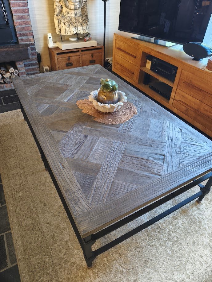 Tikamoon salontafel, Huis en Inrichting, Tafels | Salontafels, Ophalen, Design, 50 tot 100 cm, Zo goed als nieuw