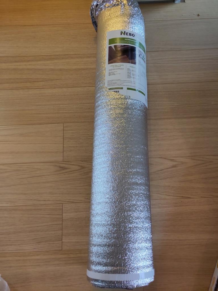 Ondervloer - nebomousse, Doe-het-zelf en Bouw, Isolatie en Afdichting, Ophalen, Nieuw, Minder dan 4 cm, 10 tot 15 m²
