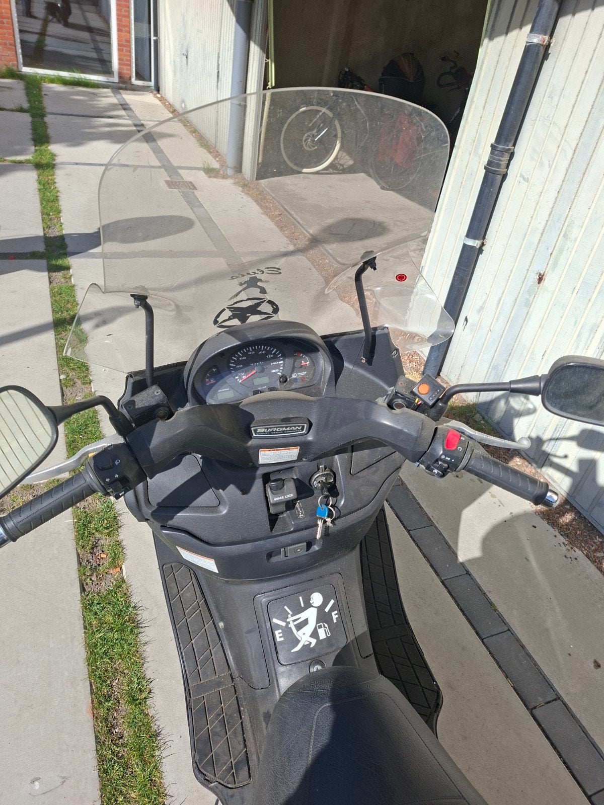 Suzuki brugmann 400 cc, Enlèvement