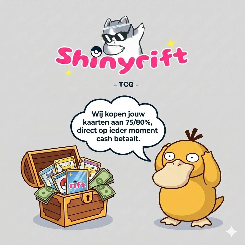 Wij kopen jouw pokémon hits. Direct cash!, Enlèvement, Comme neuf