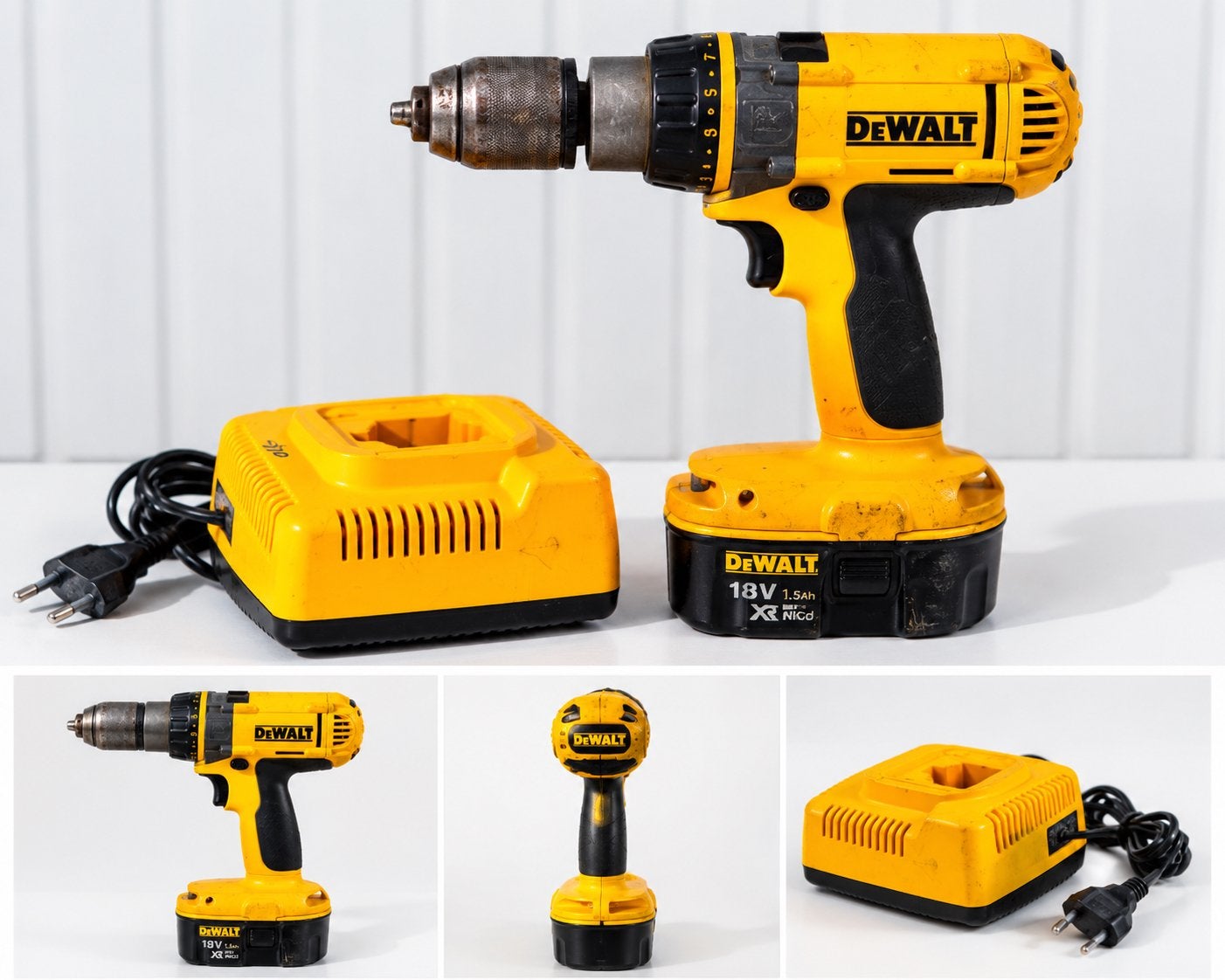 DeWalt accuboormachine 18V met lader, Doe-het-zelf en Bouw, Gereedschap | Boormachines, Ophalen, Zo goed als nieuw, Boormachine
