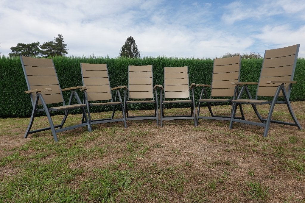 terrasstoelen, Ophalen, Gebruikt, Aluminium, Inklapbaar