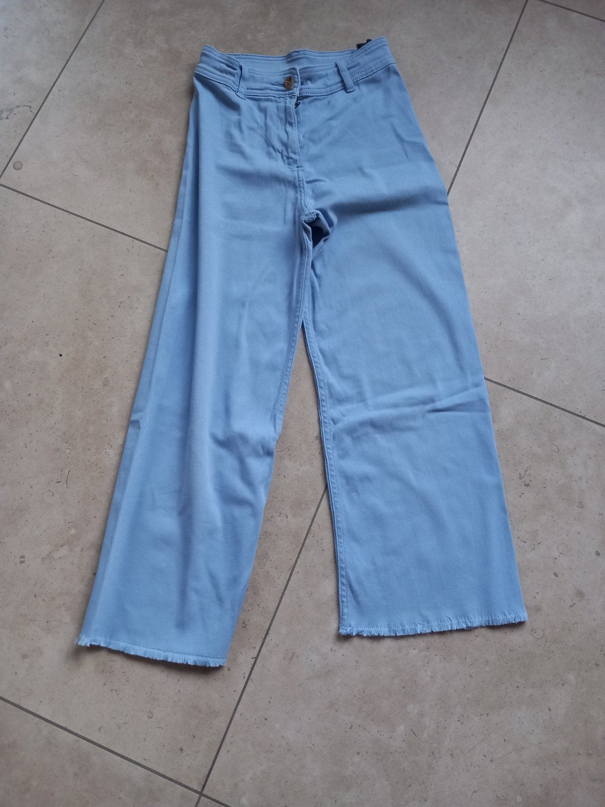 blauw broekje jbc maat 146, Kinderen en Baby's, Kinderkleding | Maat 146, Meisje, JBC, Zo goed als nieuw, Ophalen