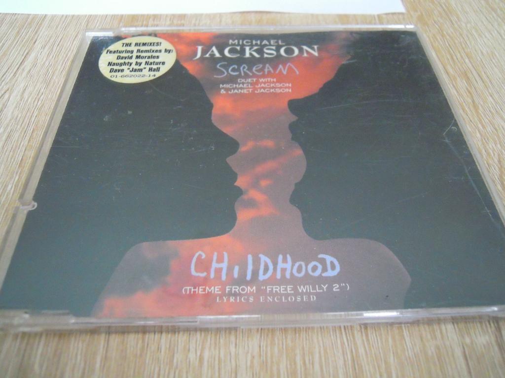 Michael Jackson - Scram/Childhood (single cd ), Ophalen of Verzenden, Zo goed als nieuw