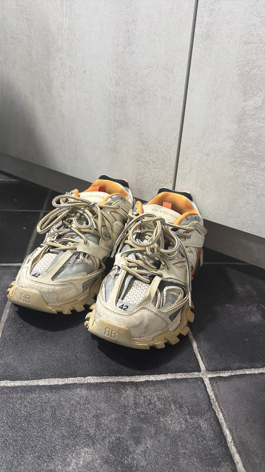 Balenciaga Track 42, Overige kleuren, Ophalen of Verzenden, Sneakers, Gedragen