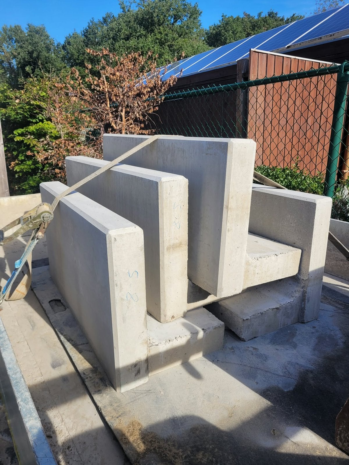Betonnen Keerwand 50x100cm, Tuin en Terras, Ophalen, Nieuw