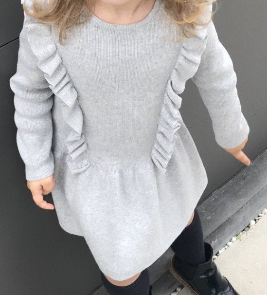 Robe grise automne/hiver taille 98, Enfants & Bébés, Vêtements enfant | Taille 98, Robe ou Jupe, Enlèvement ou Envoi, H&M, Comme neuf