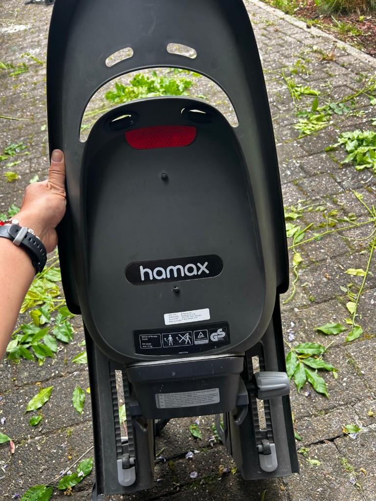 Siège de vélo Hamax adapté à tous les vélos, Enlèvement