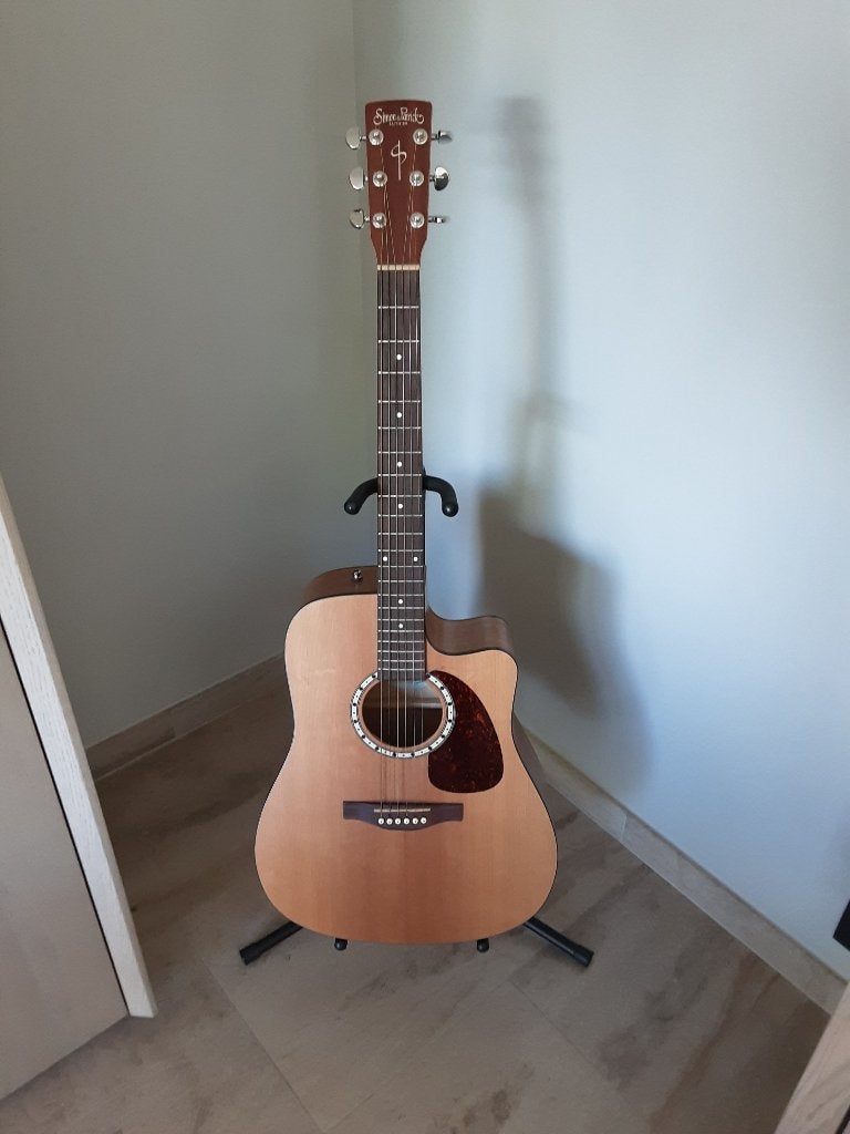 Simon & Patrick, Muziek en Instrumenten, Ophalen, Zo goed als nieuw, Western- of Steelstringgitaar, Met koffer