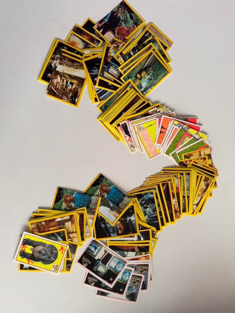 Stickers Jurassic Park, Enlèvement ou Envoi, Comme neuf, Cinéma, Télévision ou Audiovisuel