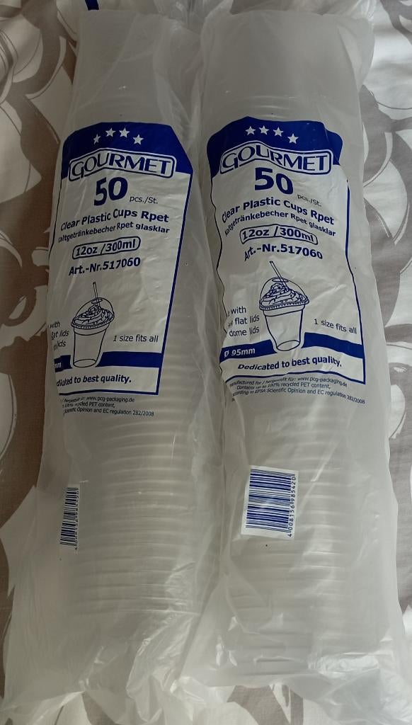Gobelets en rPET transparent Gourmet 300 ml, Enlèvement