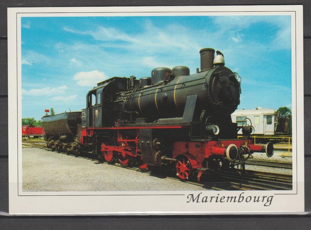 België ansichtkaart  Mariembourg  locomotief ELNA 130 # 158, Ophalen of Verzenden, 1980 tot heden, Gelopen