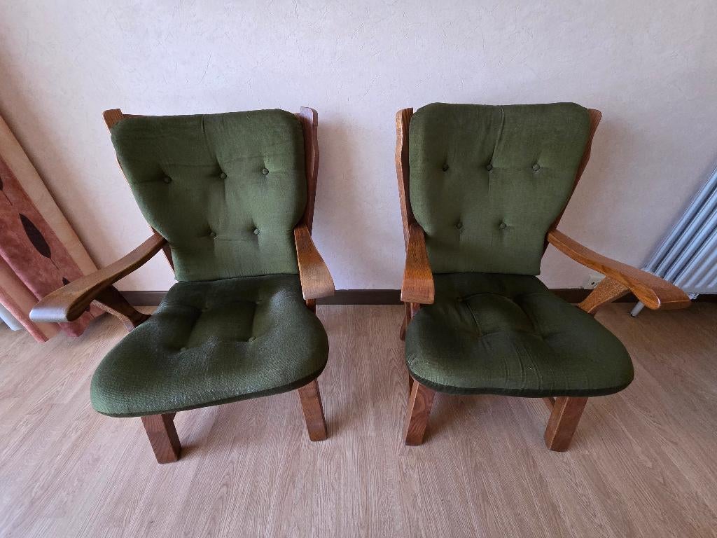 Deux fauteuils, Enlèvement, Utilisé, Bois