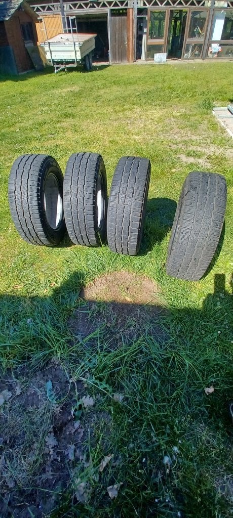 vier winterbanden voor camionette, Enlèvement ou Envoi, 16 pouces, Véhicule utilitaire, Pneu(s)