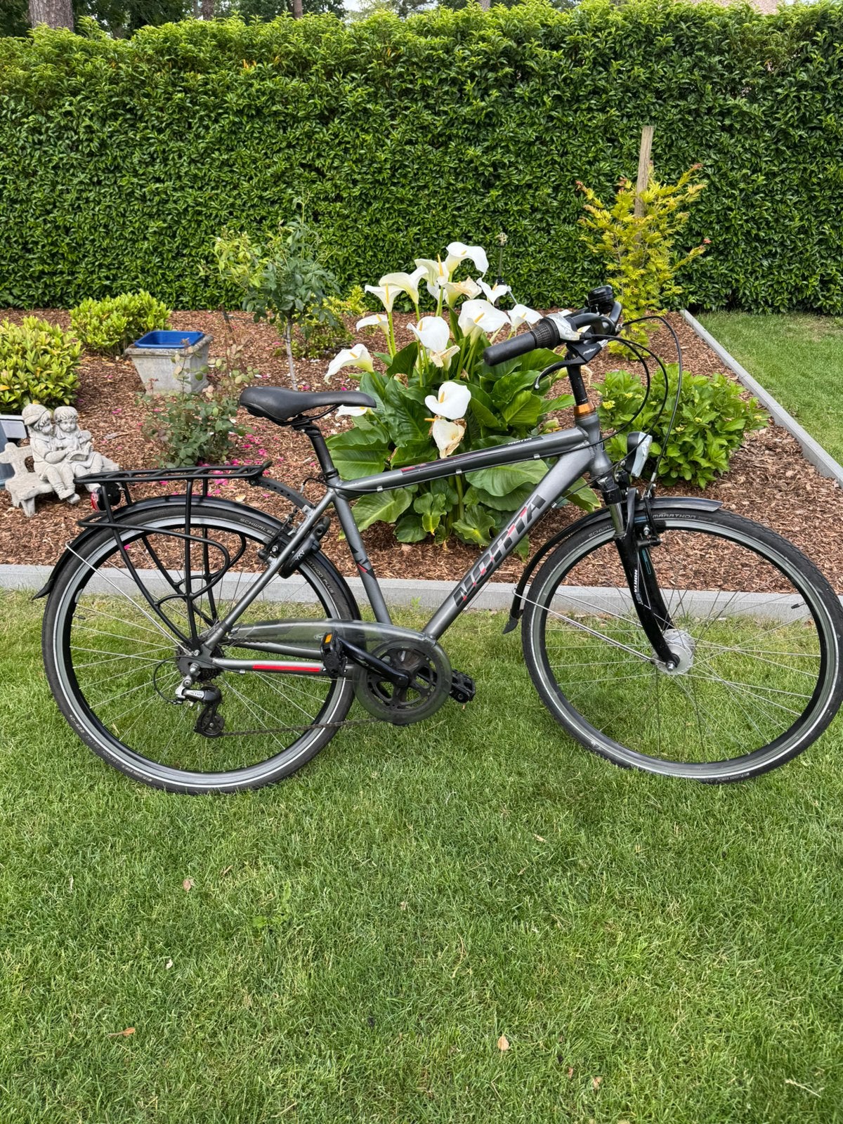 Herenfiets Wielmaat 28, Gebruikt, Velgrem, Versnellingen, 53 tot 57 cm