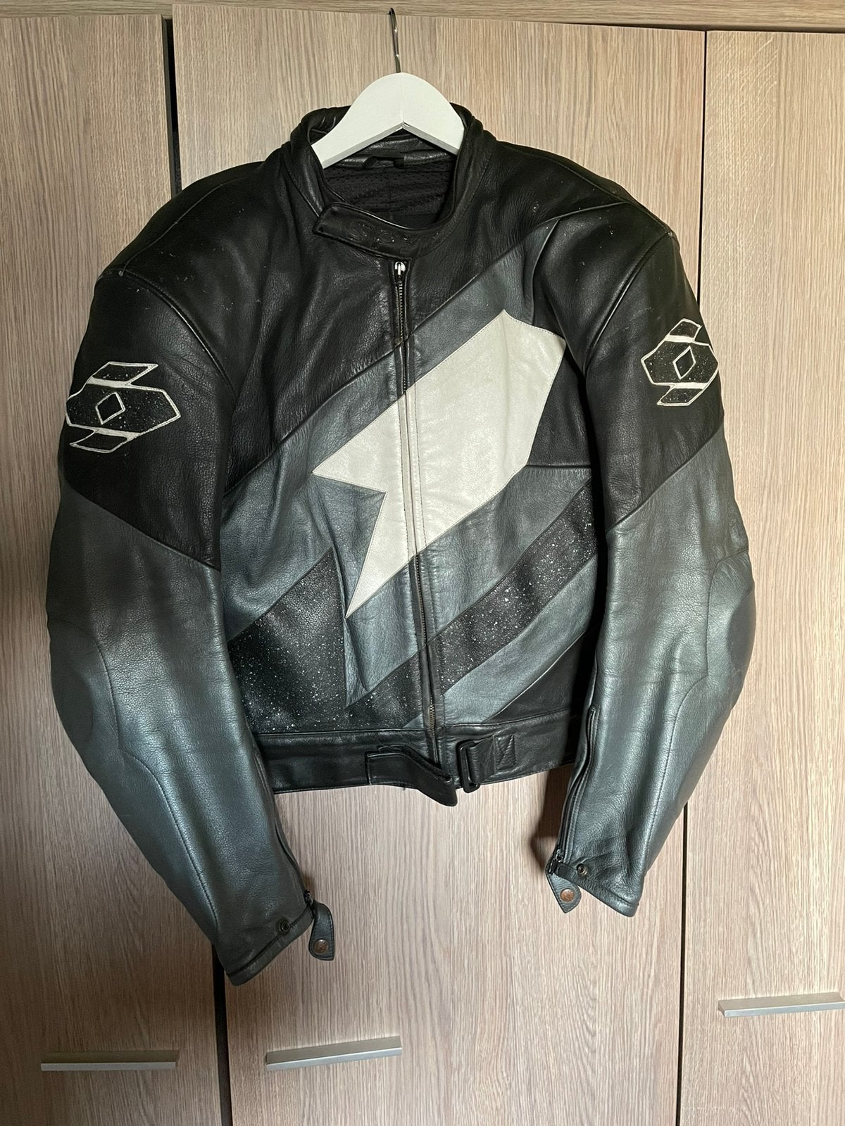 Lederen motorvest Spyke, Ophalen of Verzenden
