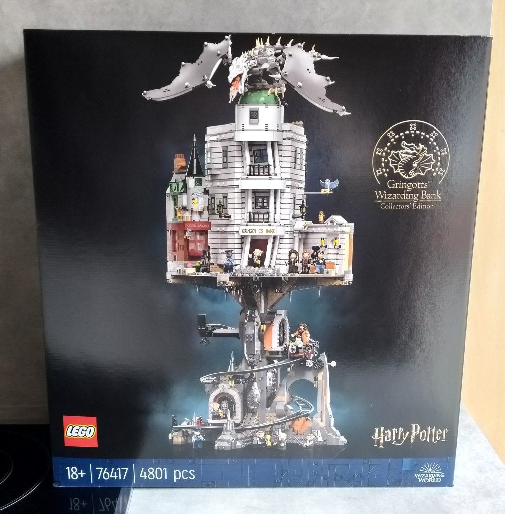 lego harry potter 76417 goudgrijp tovenaarsbank, Neuf, Enlèvement ou Envoi, Lego, Ensemble complet