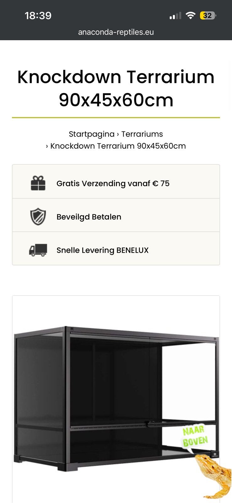 Terra Della Terarium, Enlèvement, Comme neuf
