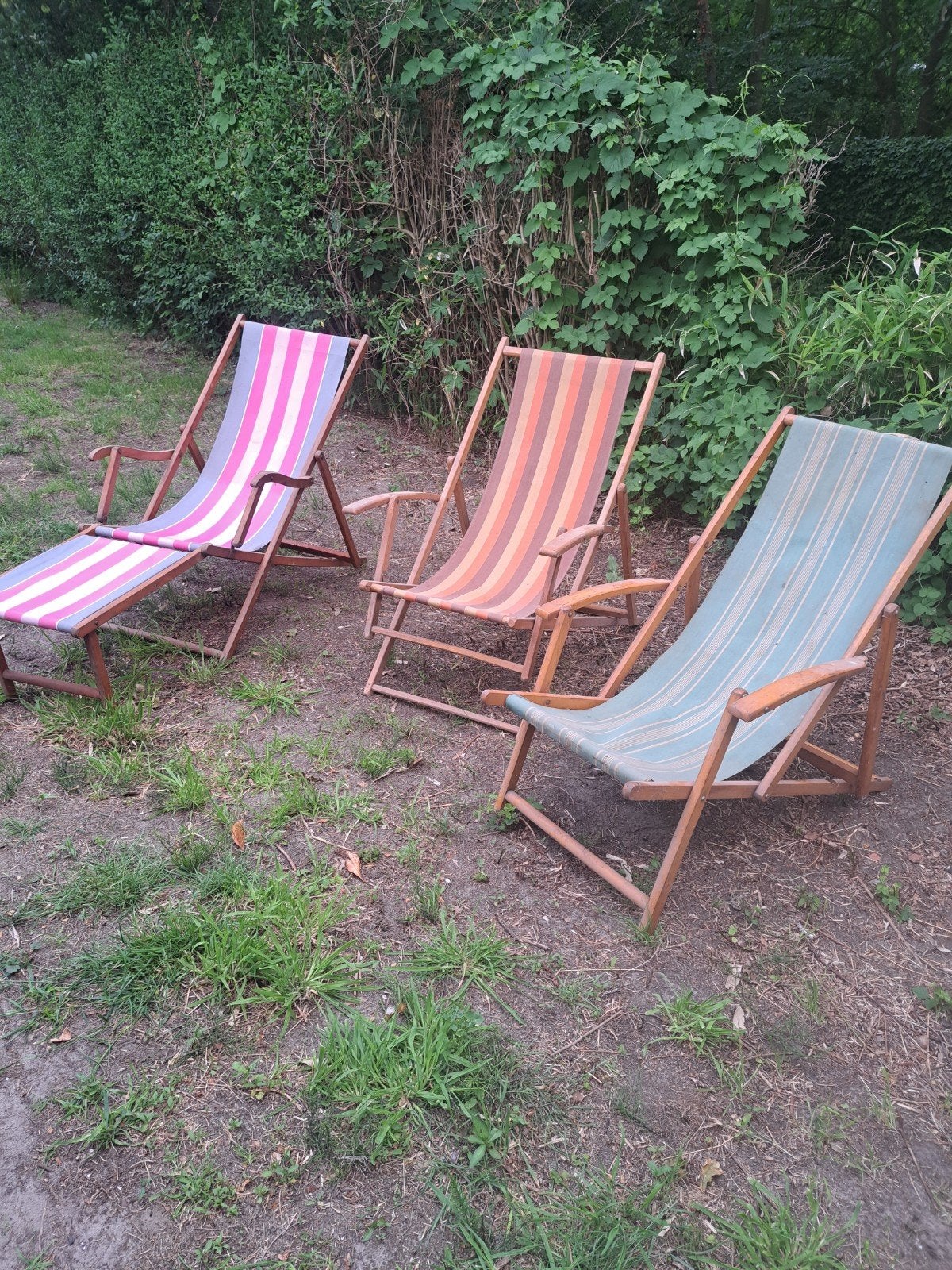 Deckchair, strandstoelen., Ophalen