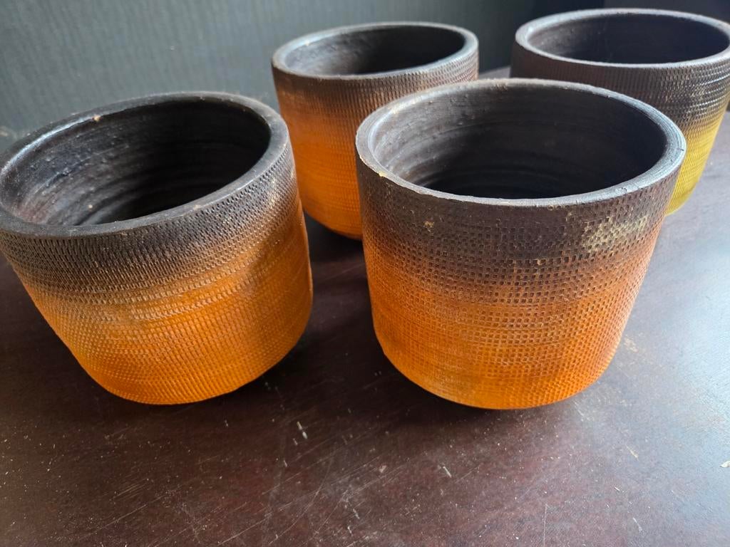 4 bloempotten voor binnen, Ophalen