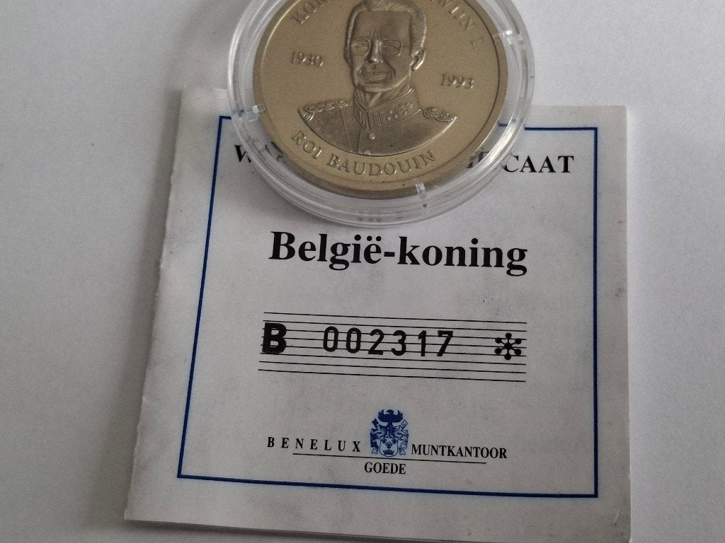 Frank, Ophalen of Verzenden, Brons, Setje