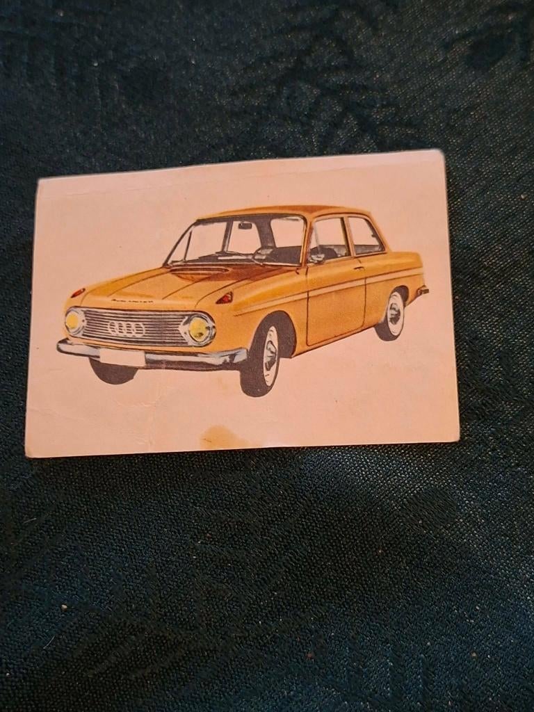 Prentje/Chromo : DKW F 102/Chocolade Jacques, 1960 tot 1980, Gebruikt, Ophalen of Verzenden, Prent