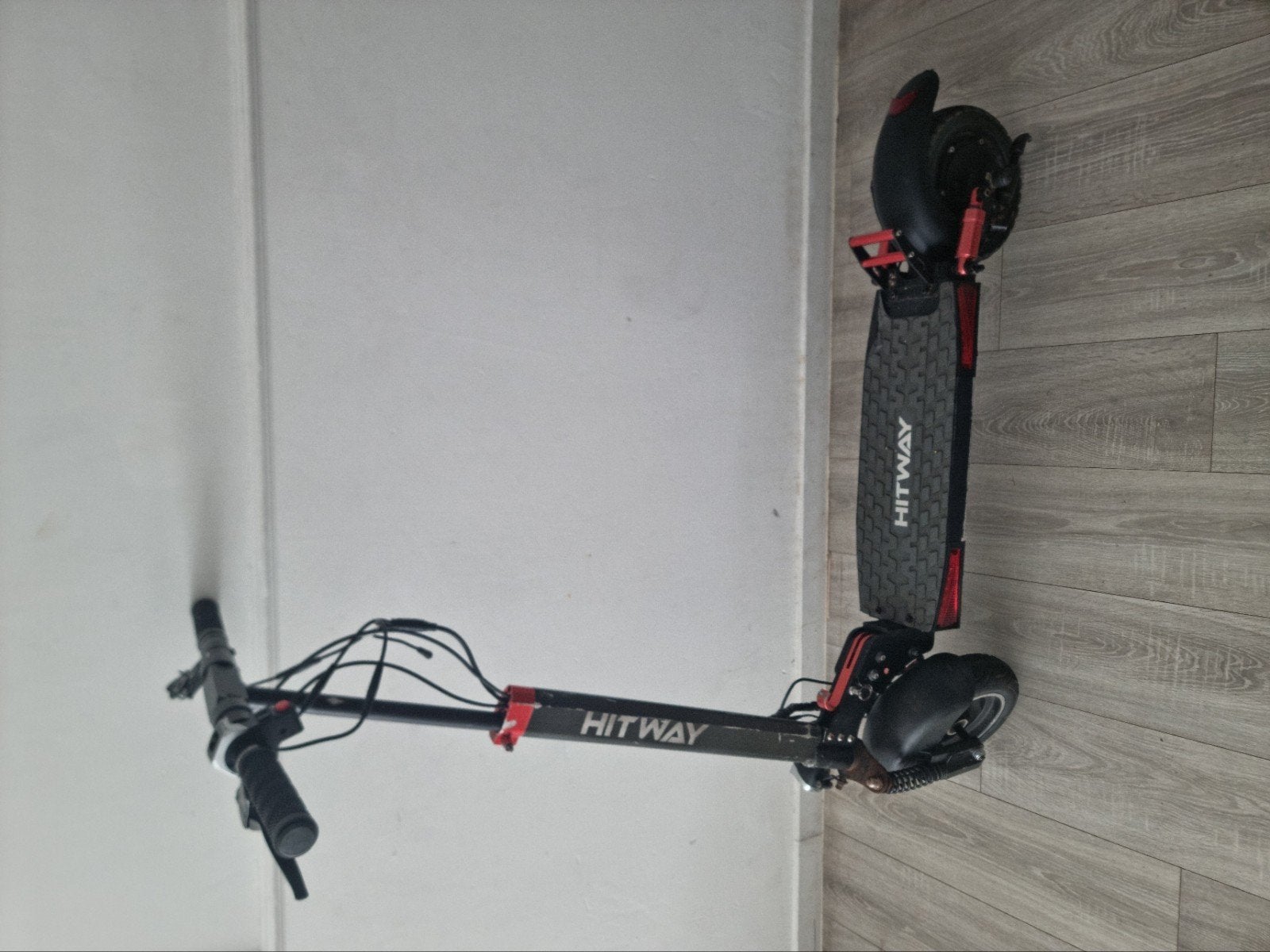 Kapotte Hitway H5 elektrische step 48v 800w, Enlèvement, Utilisé, Step électrique (E-scooter)