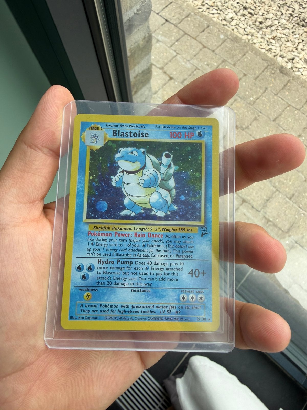 Blastoise base set 2, Envoi, Neuf, Cartes en vrac, Foil