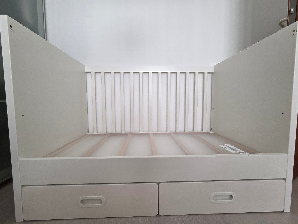 Lit bebe ikea, Enfants & Bébés, Enlèvement, Comme neuf, 140 à 160 cm, 70 à 85 cm