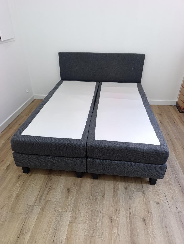Boxspring 160x200 Levering mogelijk €185 0488790706, Ophalen, Tweepersoons, Zo goed als nieuw, 200 cm