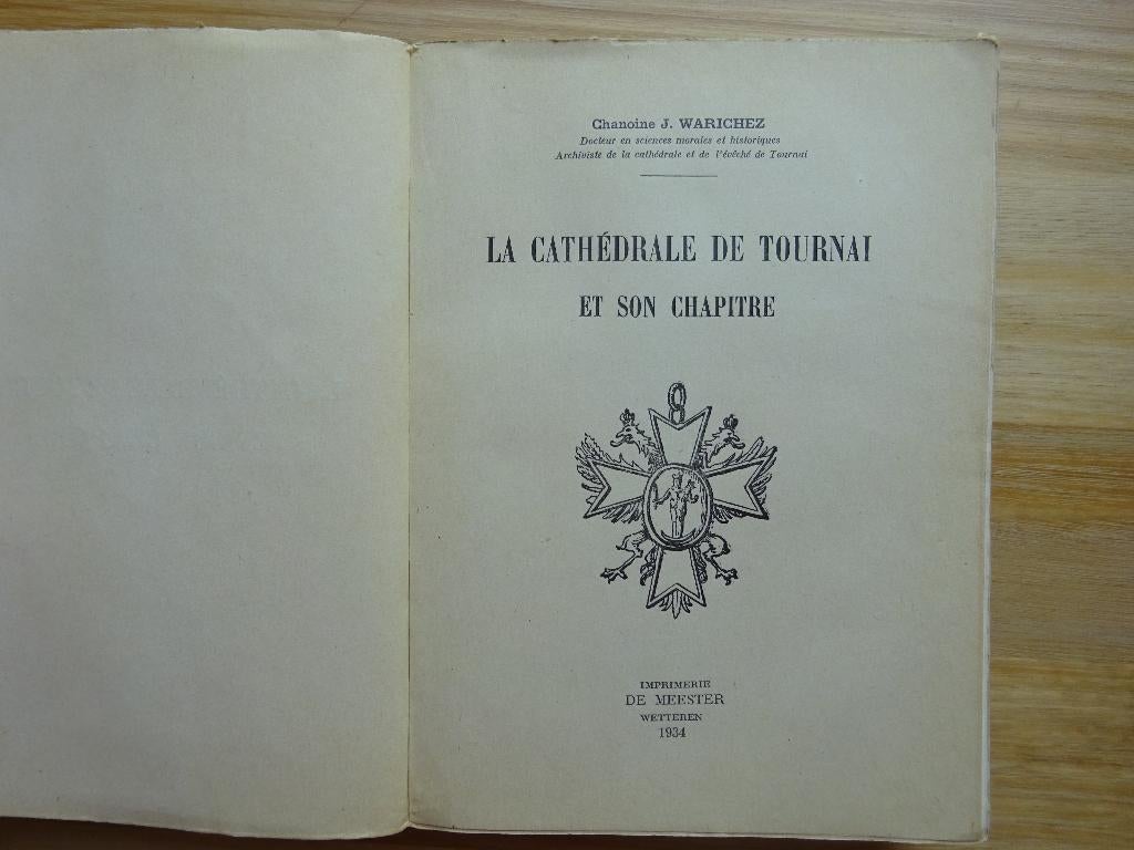 La cathédrale de Tournai et son chapitre 1934, Warichez, Enlèvement ou Envoi, 19e siècle, Utilisé