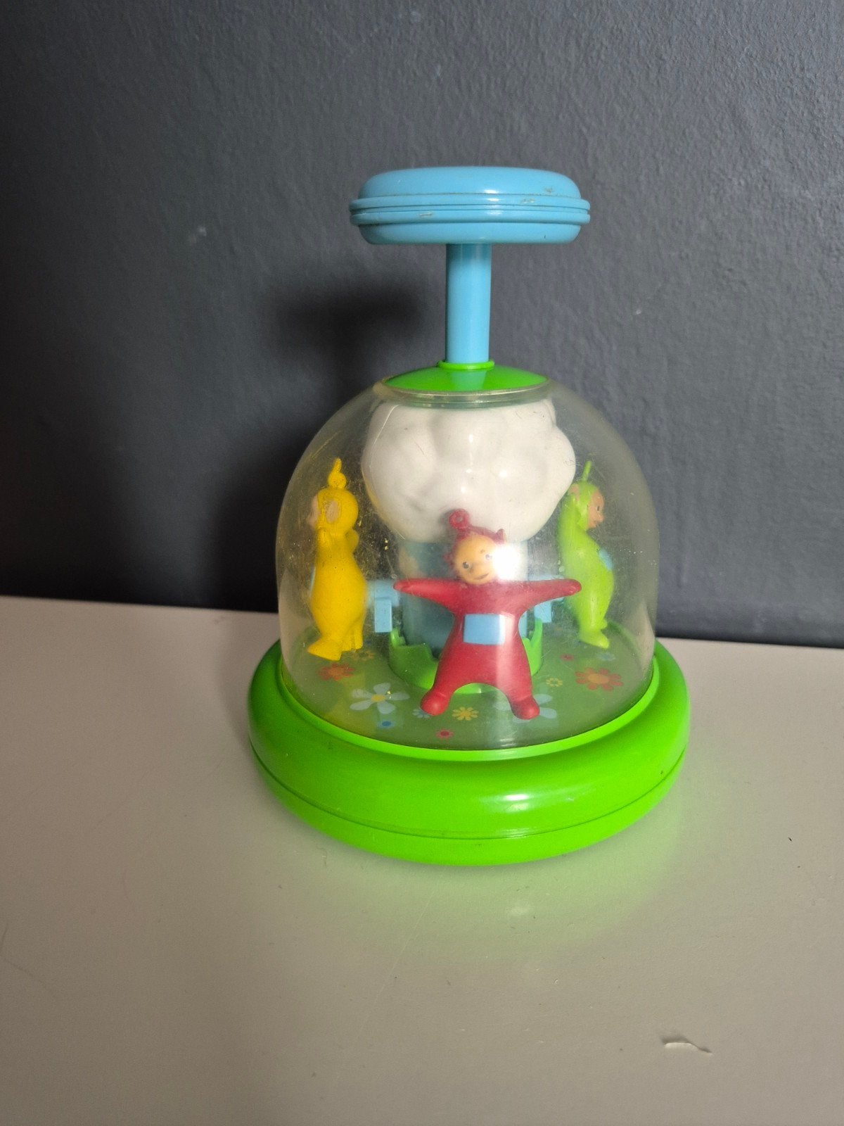 teletubbies speeltje 1998 werkende staat maar vervangen 14cm, Collections, Enlèvement ou Envoi