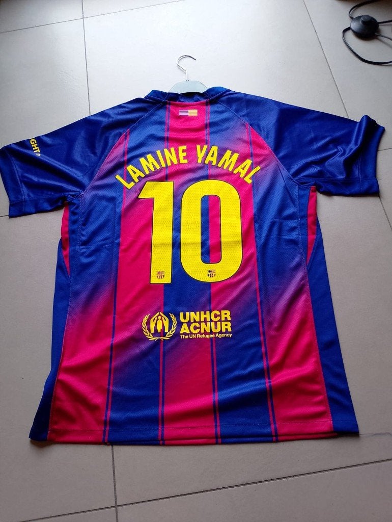 Voetbalshirt Barcelona  XL '10 lamine Yamal' XL', Sport en Fitness, Ophalen of Verzenden
