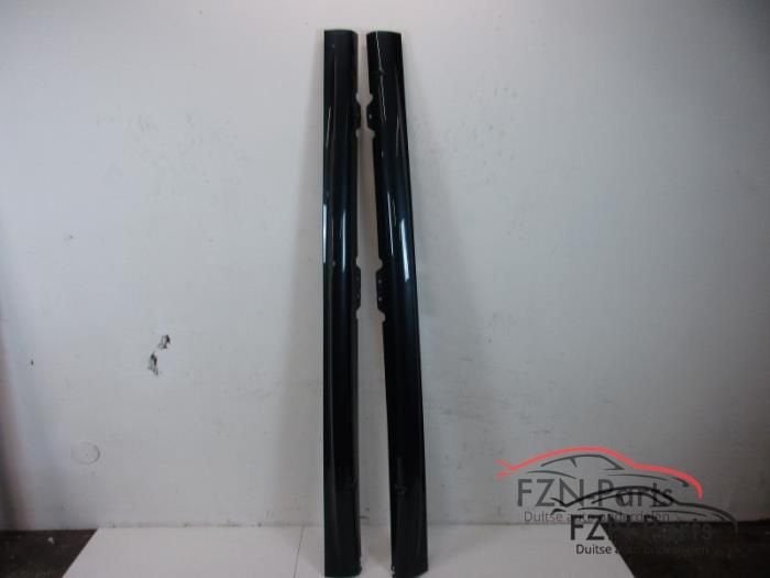 VW Golf 6 R20 Sideskirts R-Line Set L+R Dark Iron Blue LD5G, Enlèvement ou Envoi, Utilisé