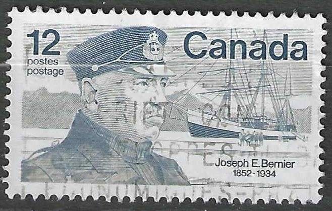 Canada 1977 - Yvert 640 - Joseph-Elzear Bernier - 12 c. (ST), Postzegels en Munten, Verzenden, Gestempeld