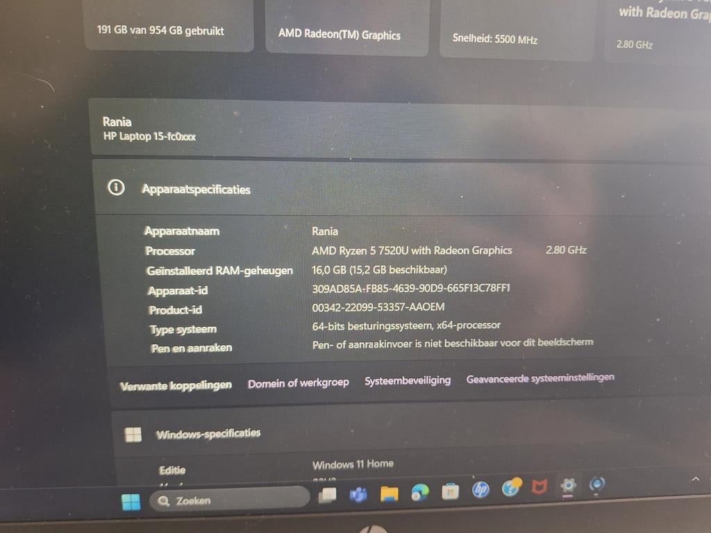 HP laptop, Computers en Software, Ophalen