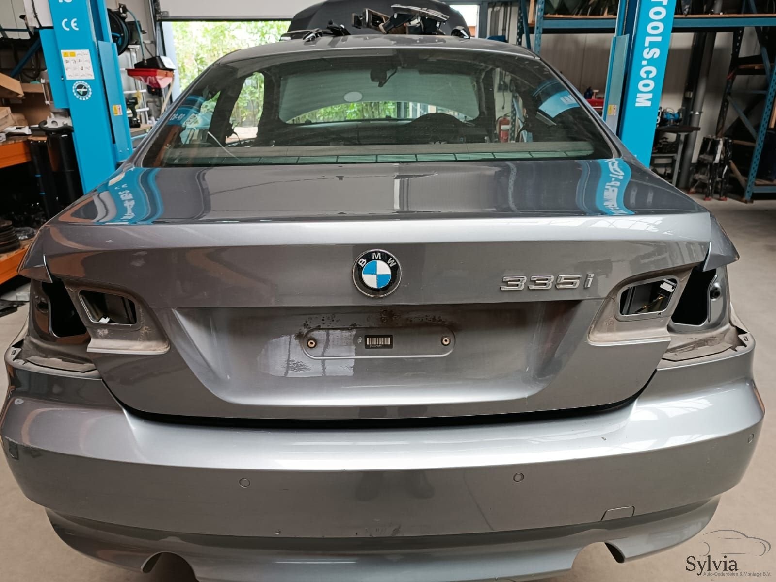 Achterklep Kofferklep BMW 3 serie E92 Spacegrau metallic A52, Arrière, -, Haillon arrière, Utilisé