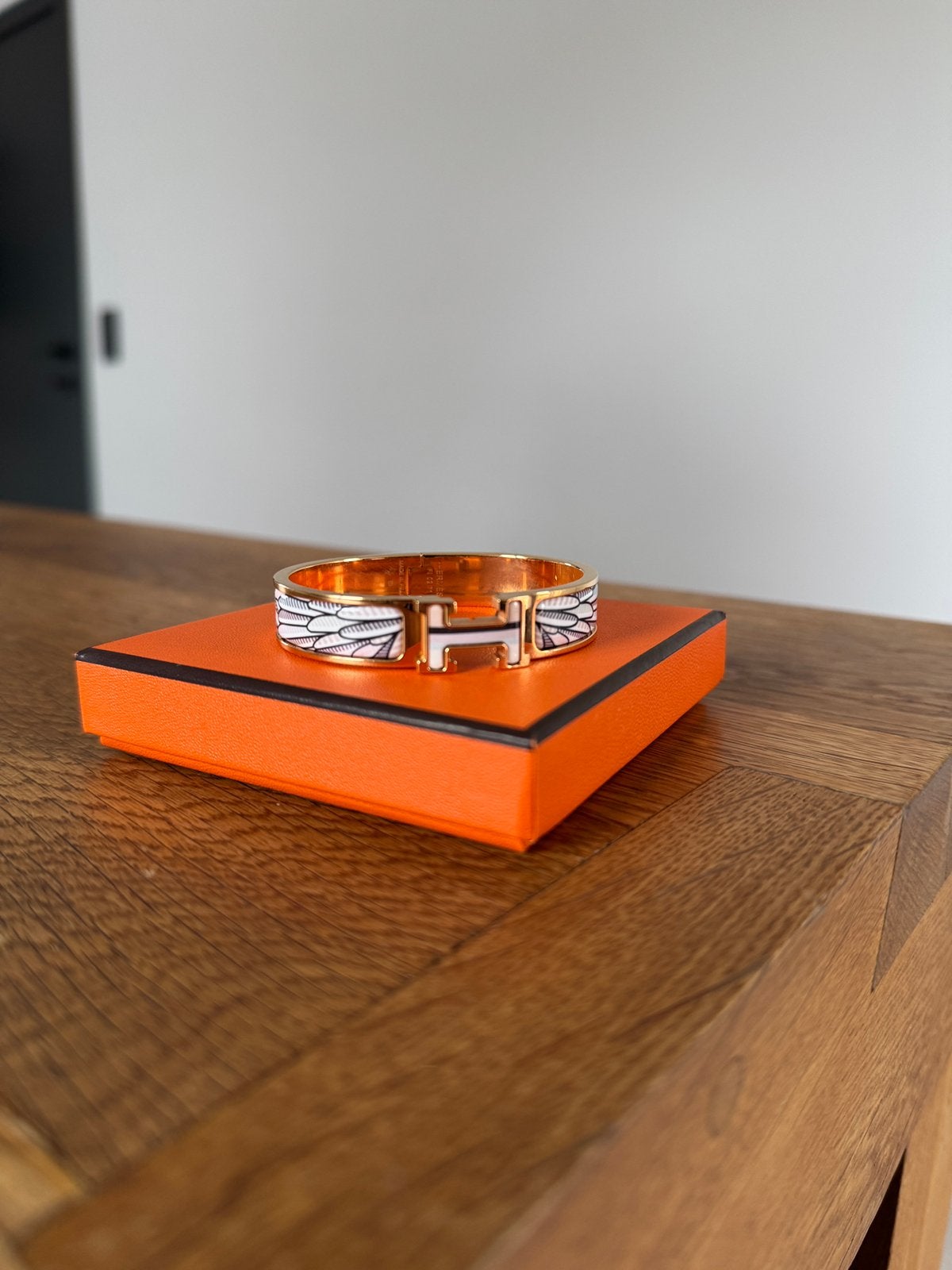 Bracelet Hermes Clic H - Edition limitée, Handtassen en Accessoires, Armbanden, Ophalen, Nieuw, Goud, Goud
