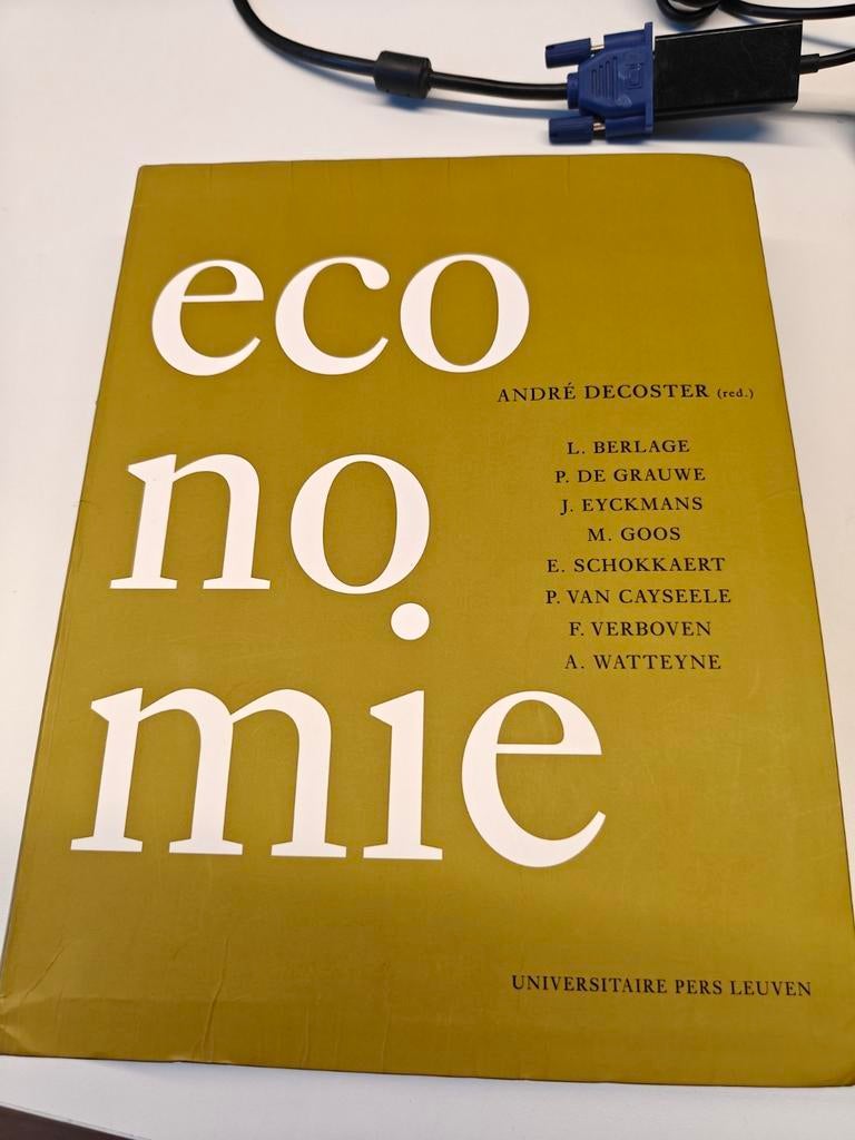 J. Eyckmans - Economie, Boeken, Ophalen, J. Eyckmans; Marluce Goos; F. Verboven; P. de Grauwe; L. Berl...