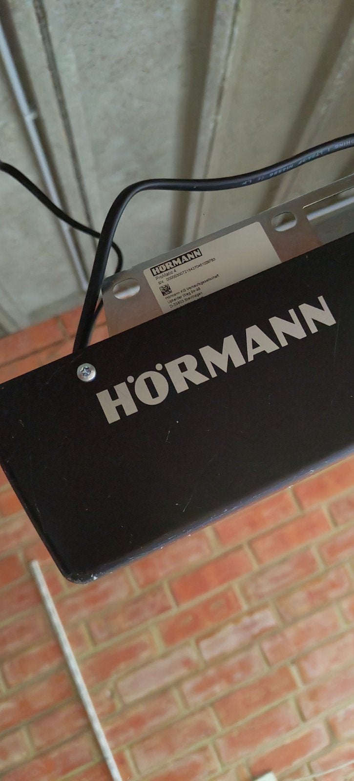 À vendre : ouvre-porte de garage Hörmann ProMatic 4 — 300€, 200 cm ou plus, Comme neuf, Enlèvement, Fer