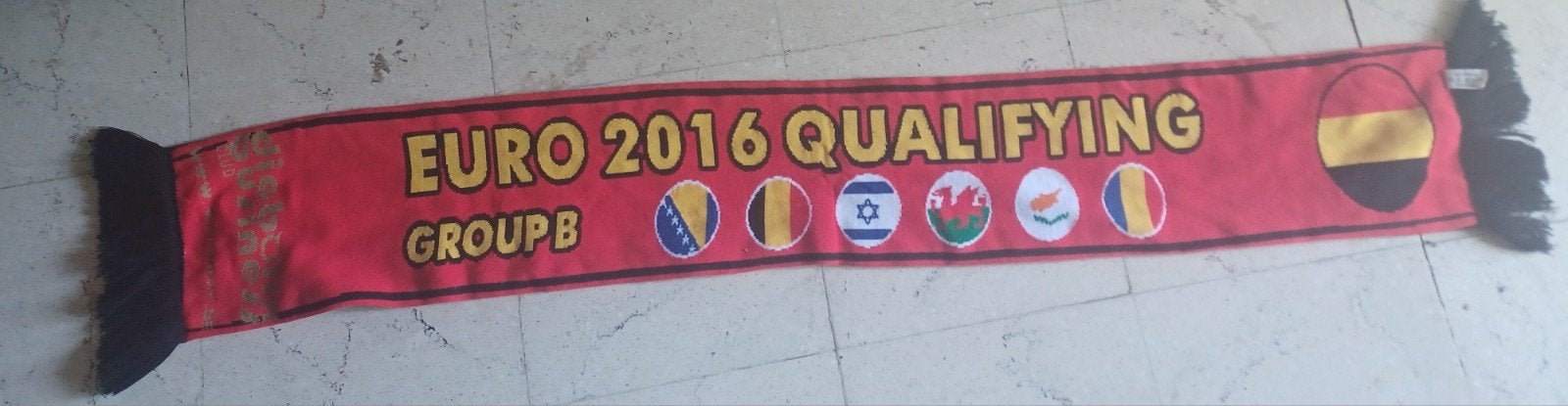 Euro 2016 Belgische sjaal, Verzamelen, Ophalen