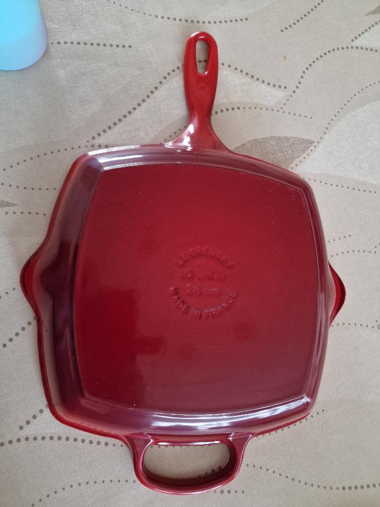 Le creuset grillpan, Ophalen, Nieuw, Gietijzer, Overige typen