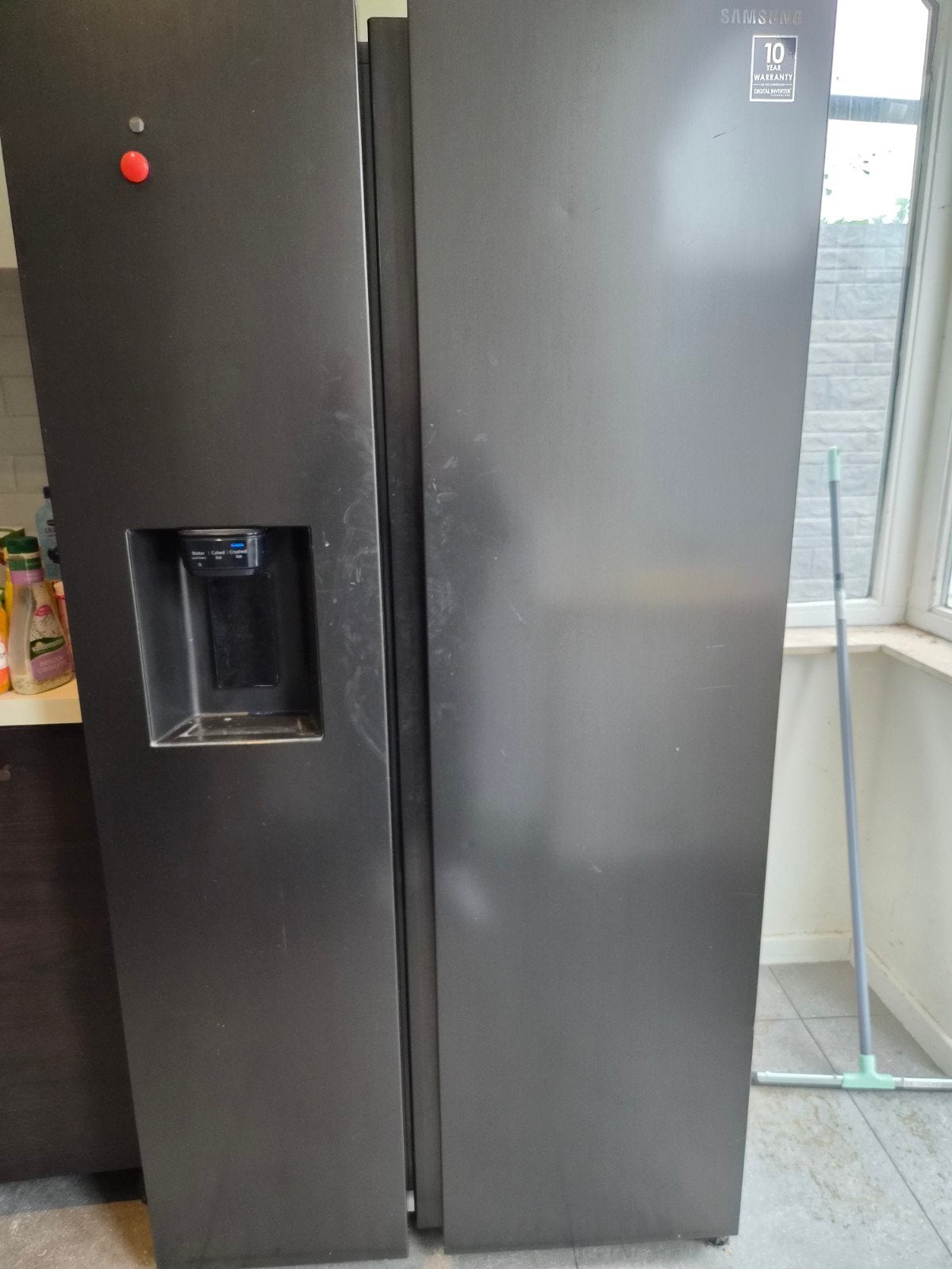 samsung frigo, diepvries, ijsblokjesmaker, Ophalen, Gebruikt, 100 tot 150 liter, Met aparte vriezer
