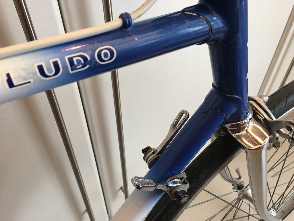 Retro koersfiets (56) Ludo rijklaar, Autres marques, 10 à 15 vitesses, Frein sur jante, Comme neuf